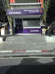 One of currency exchanges
