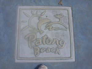 Patong beach side walk